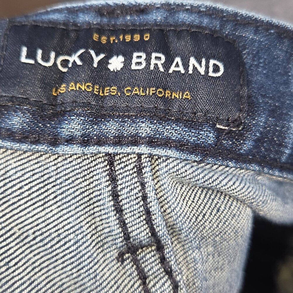 Lucky Brand Men's Straight Leg Denim Jeans Blue Straight Leg Size 33x32 Classic - Picture 8 of 10